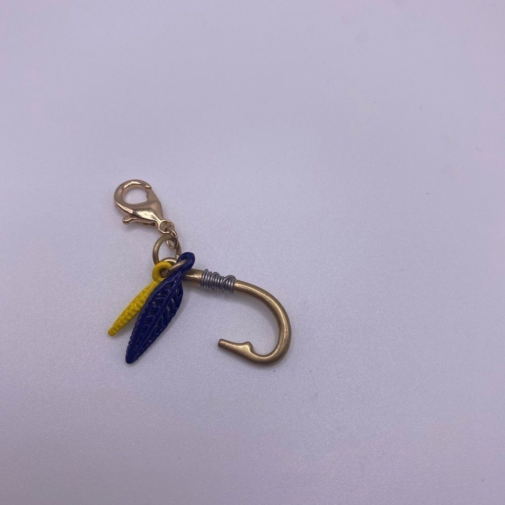 4/$20 Pilgrim Fishing Hook Charm